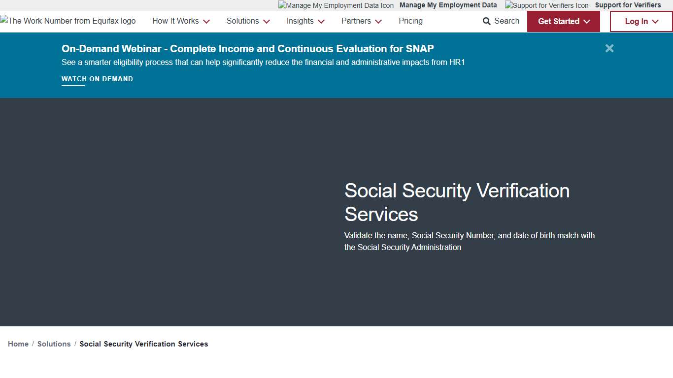 SSN & Identity Verification Services | The Work Number